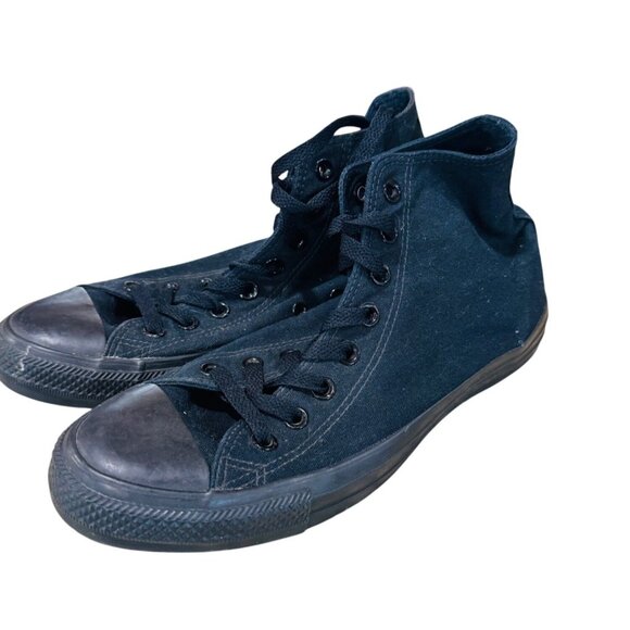Converse All Star Chuck Taylor Unisex High Top Sneakers Black M8 W10 Streetwear - Picture 2 of 10